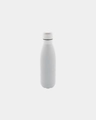 Trinkflasche Edelstahl recycelt 500ml zum Personalisieren - Weiß