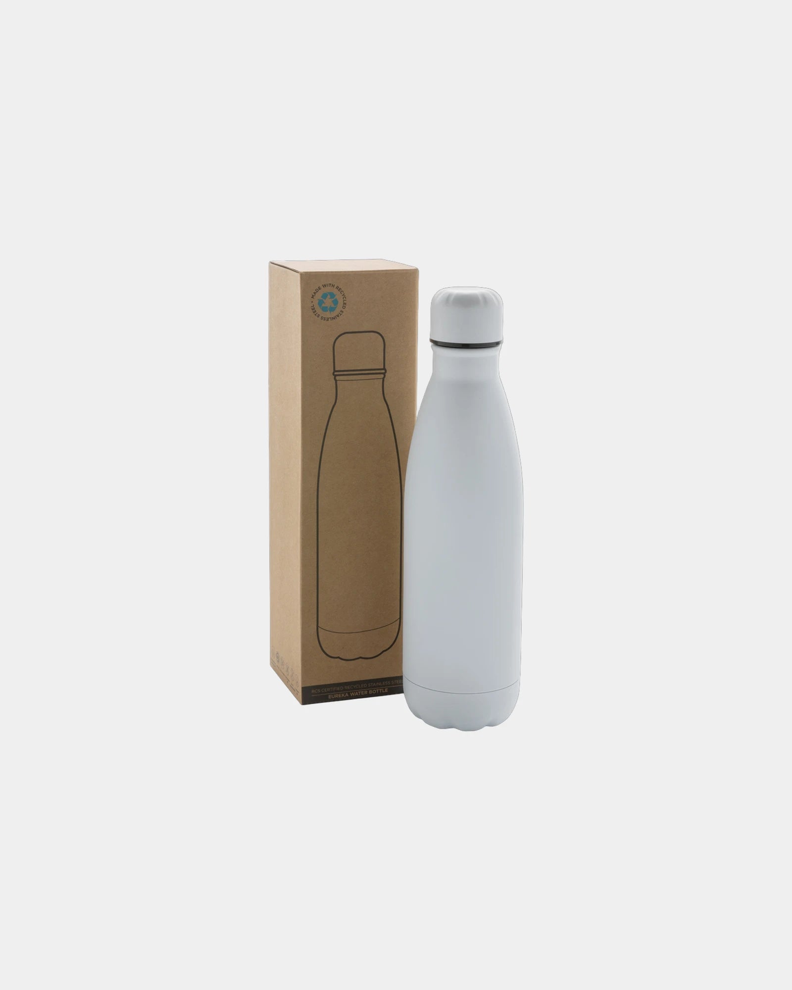 Trinkflasche Edelstahl recycelt 500ml zum Personalisieren - 13