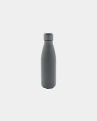 Isolierflasche Edelstahl 500ml zum Personalisieren - Grau