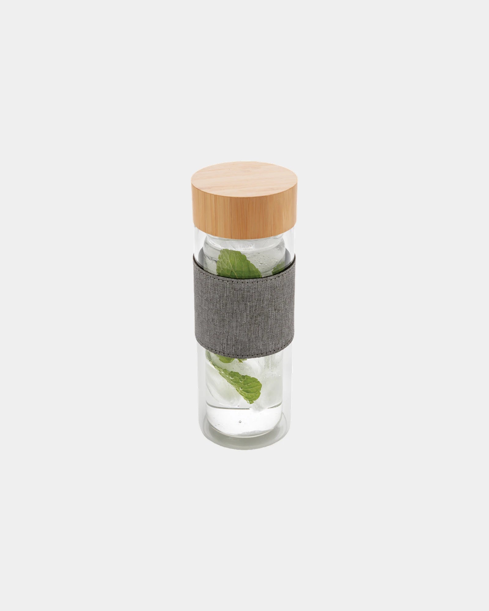 Isolierflasche Glas XD Collection Impact 360ml zum Personalisieren - Transparent