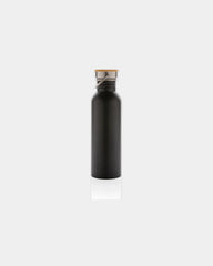 Edelstahl Trinkflasche mit Bambusdeckel 710ml zum Personalisieren - 2