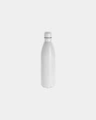 Isolierflasche Edelstahl 1L zum Personalisieren - Weiß