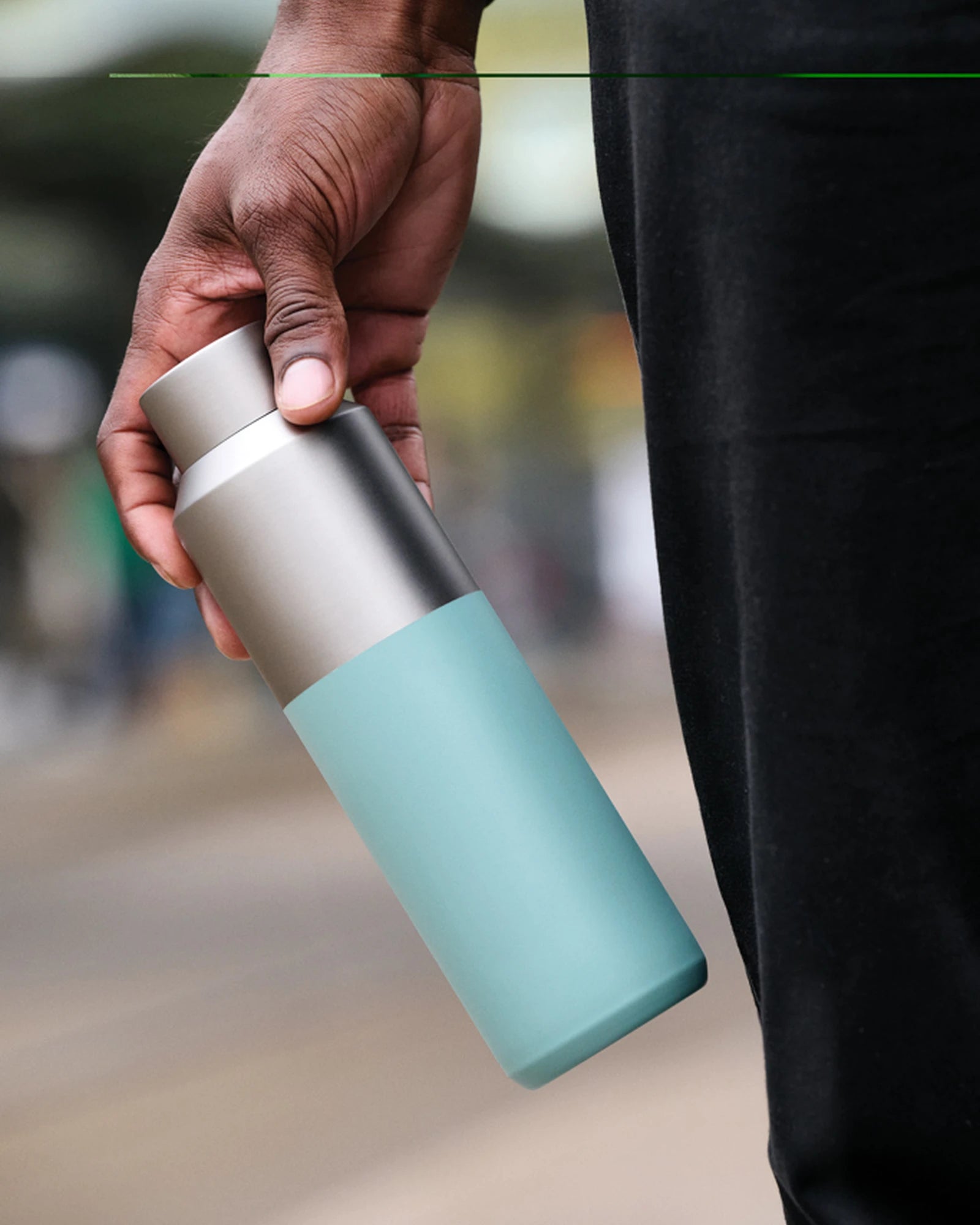 Isolierflasche recycelt 600ml zum Personalisieren - 14