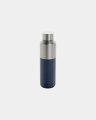 Isolierflasche recycelt 600ml zum Personalisieren - Marineblau
