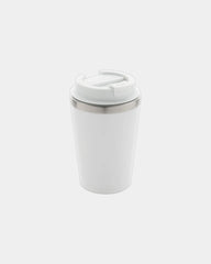 Mug 350ml doppelwandig recycelt zum Personalisieren - Weiß