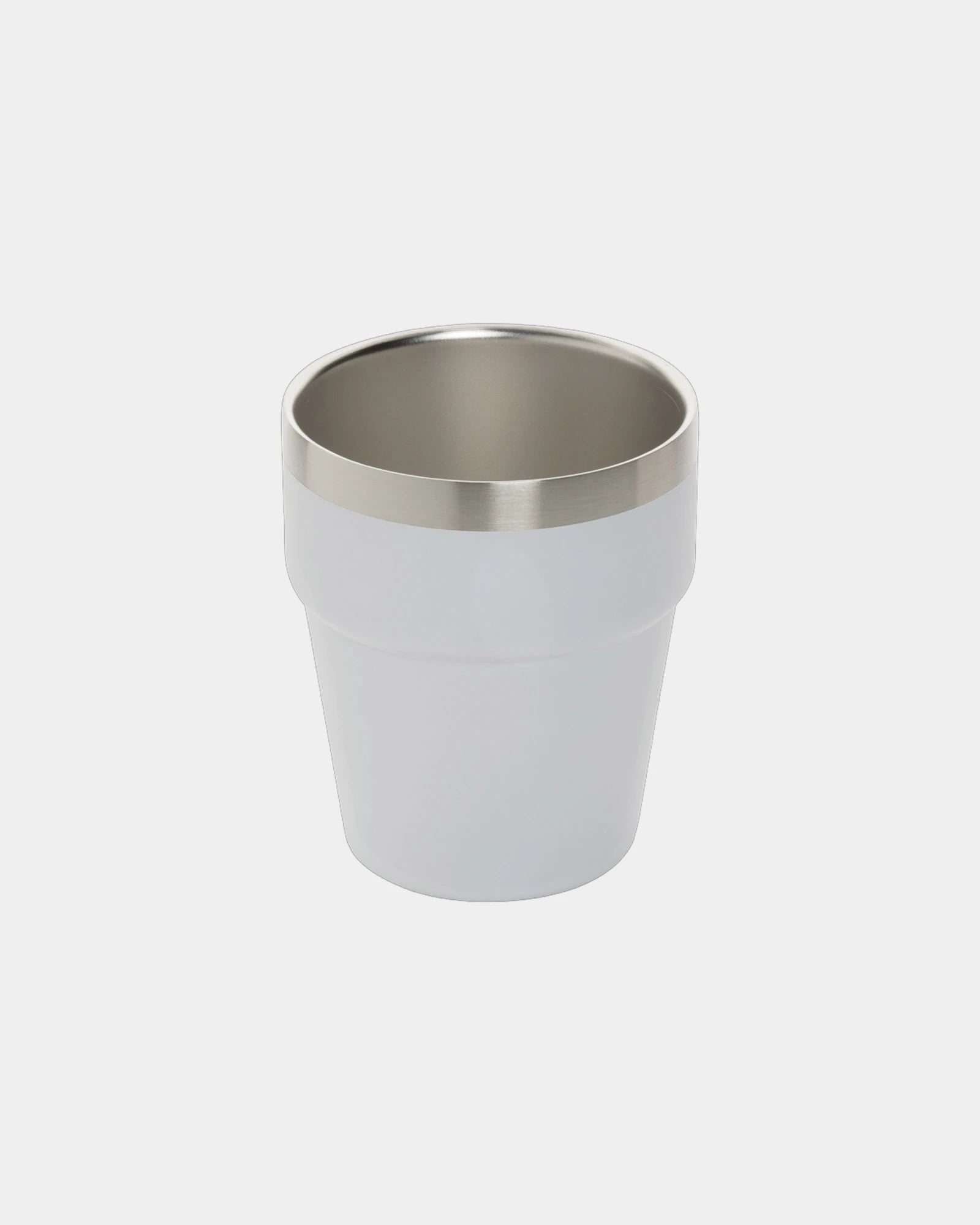 Tasse doppelwandig Edelstahl 300ml zum Personalisieren - Weiß