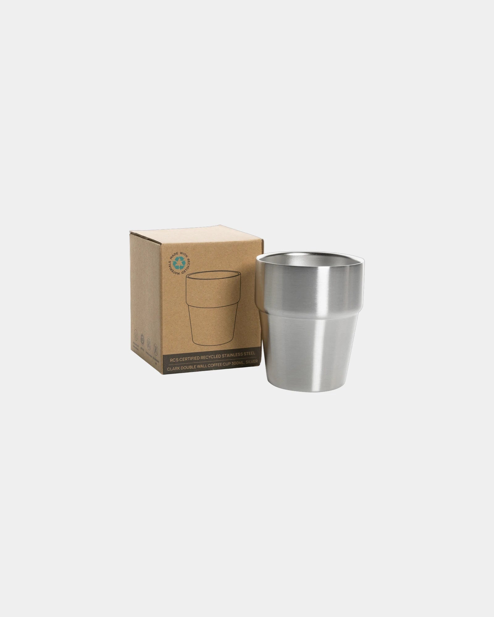 Tasse doppelwandig Edelstahl 300ml zum Personalisieren - 1