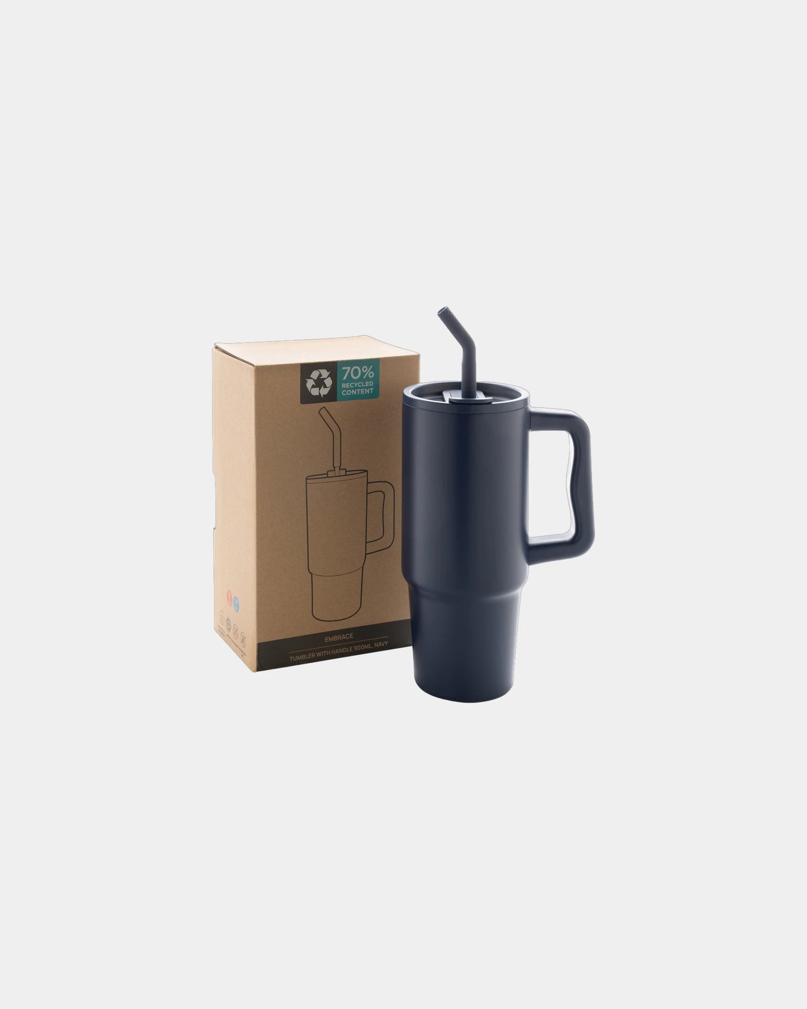 Mug 900ml Edelstahl recycelt zum Personalisieren - 50