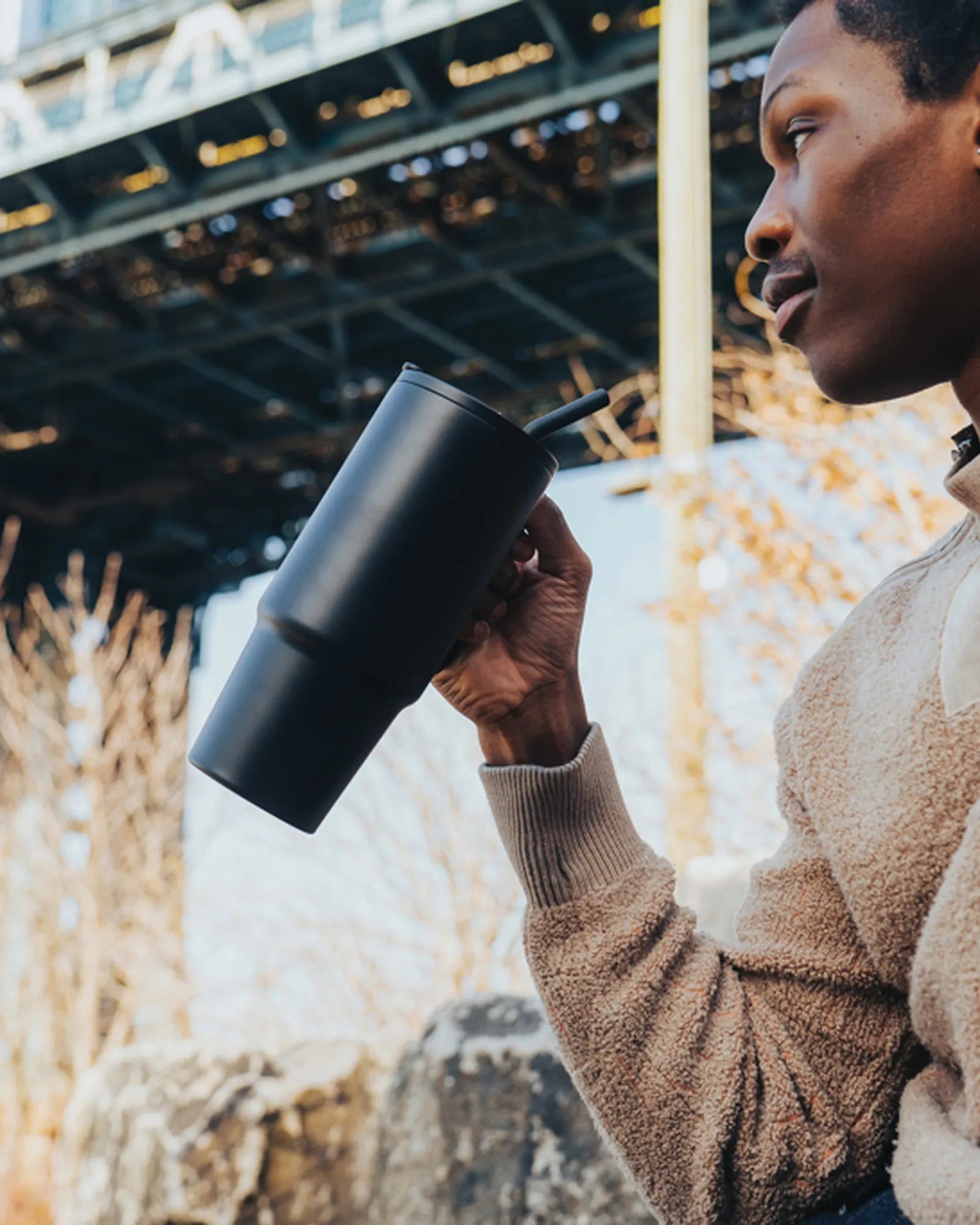 Mug 900ml Edelstahl recycelt zum Personalisieren - 6