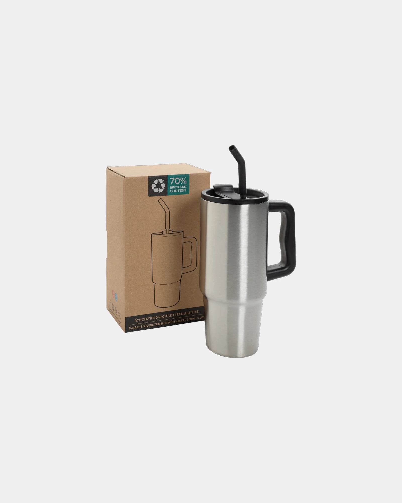 Mug 900ml Edelstahl recycelt zum Personalisieren - 9
