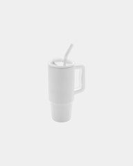 Mug 900ml Edelstahl recycelt zum Personalisieren - Weiß