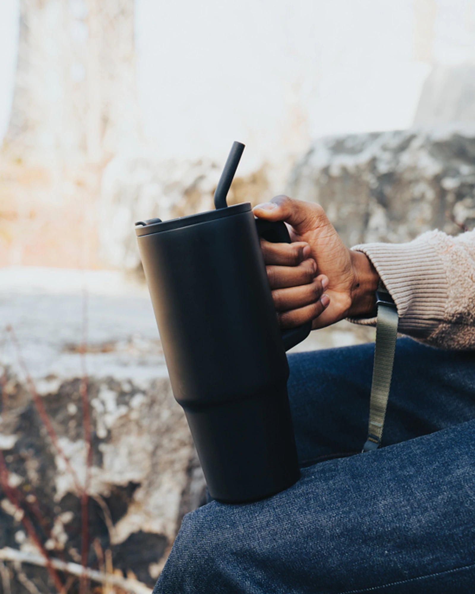Mug 900ml Edelstahl recycelt zum Personalisieren - 7