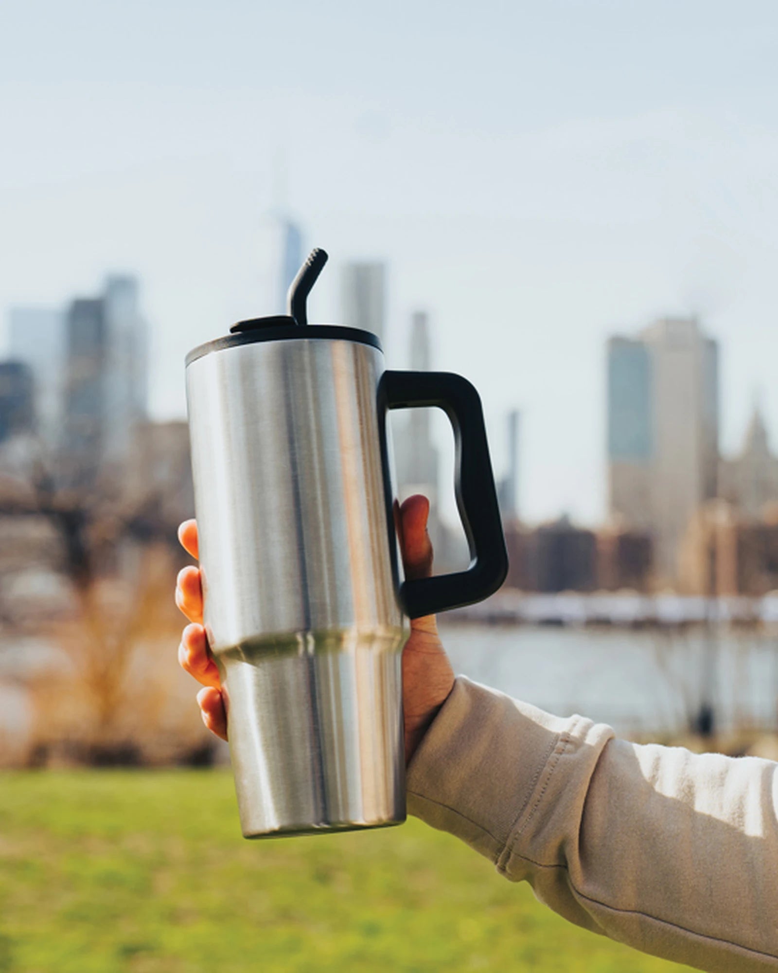 Mug 900ml Edelstahl recycelt zum Personalisieren - 15