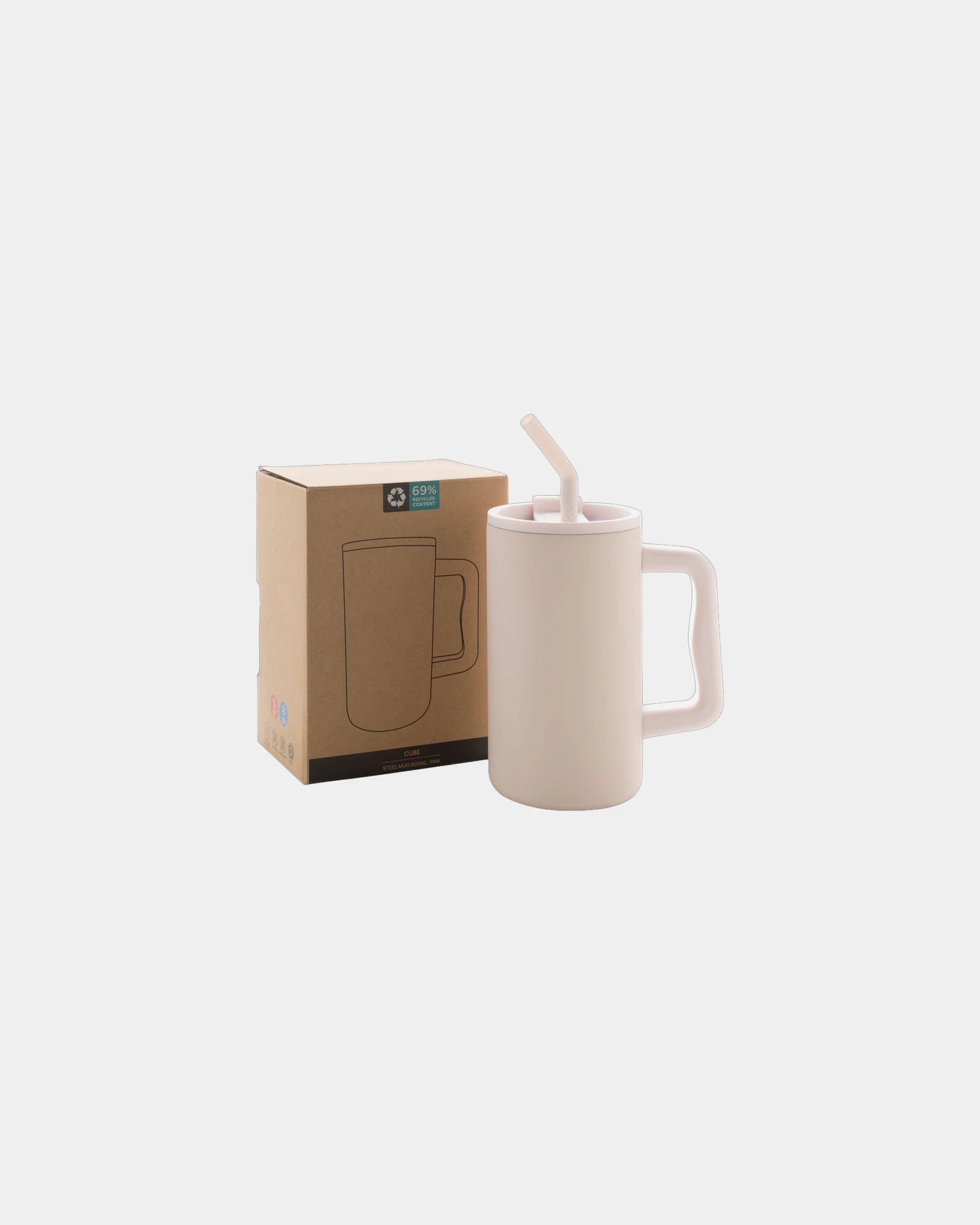 Mug 800ml recycelt XD Collection zum Personalisieren - 26