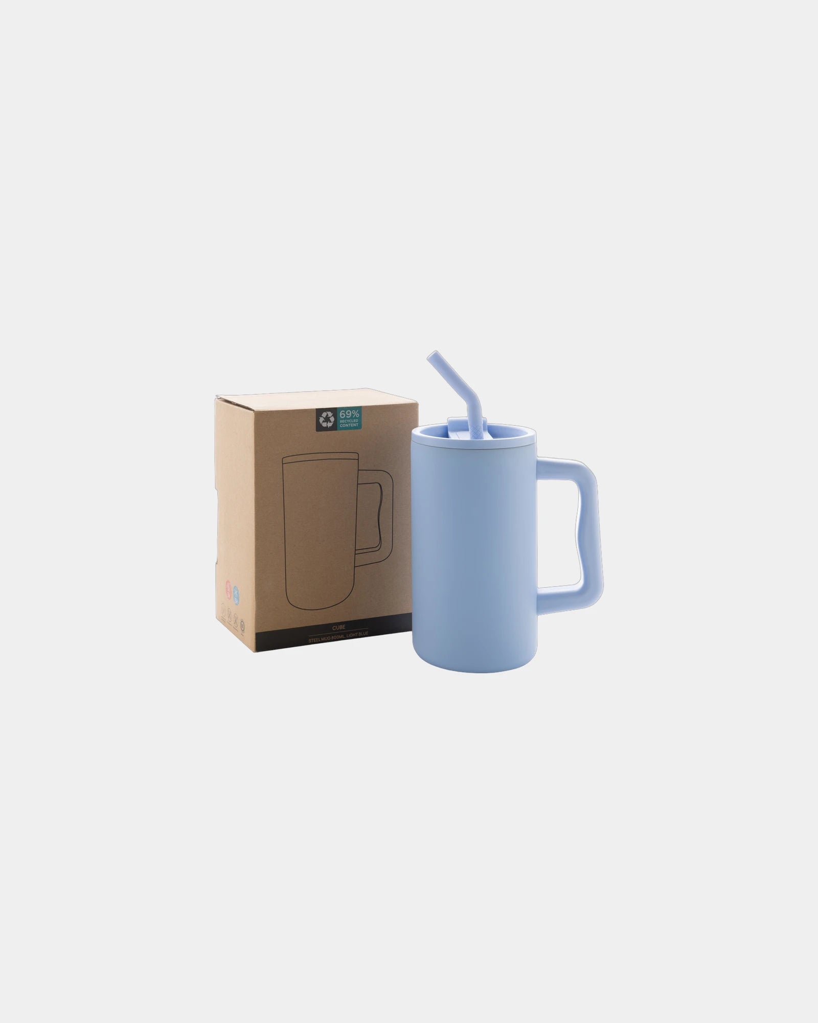 Mug 800ml recycelt XD Collection zum Personalisieren - 18