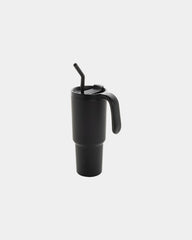 Mug 900ml Edelstahl recycelt zum Personalisieren - Schwarz