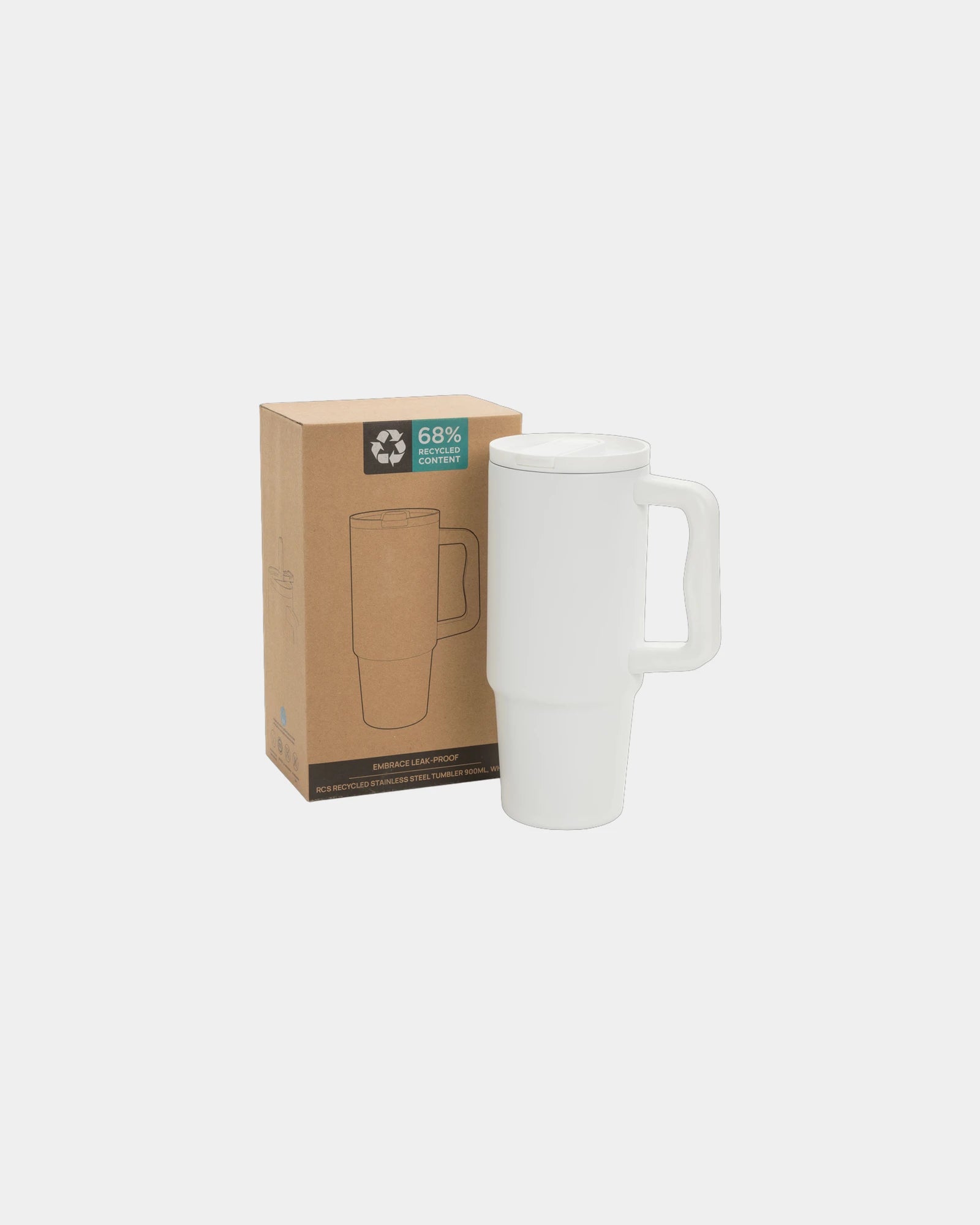 Mug 900ml wasserdicht Edelstahl recycelt zum Personalisieren - 6