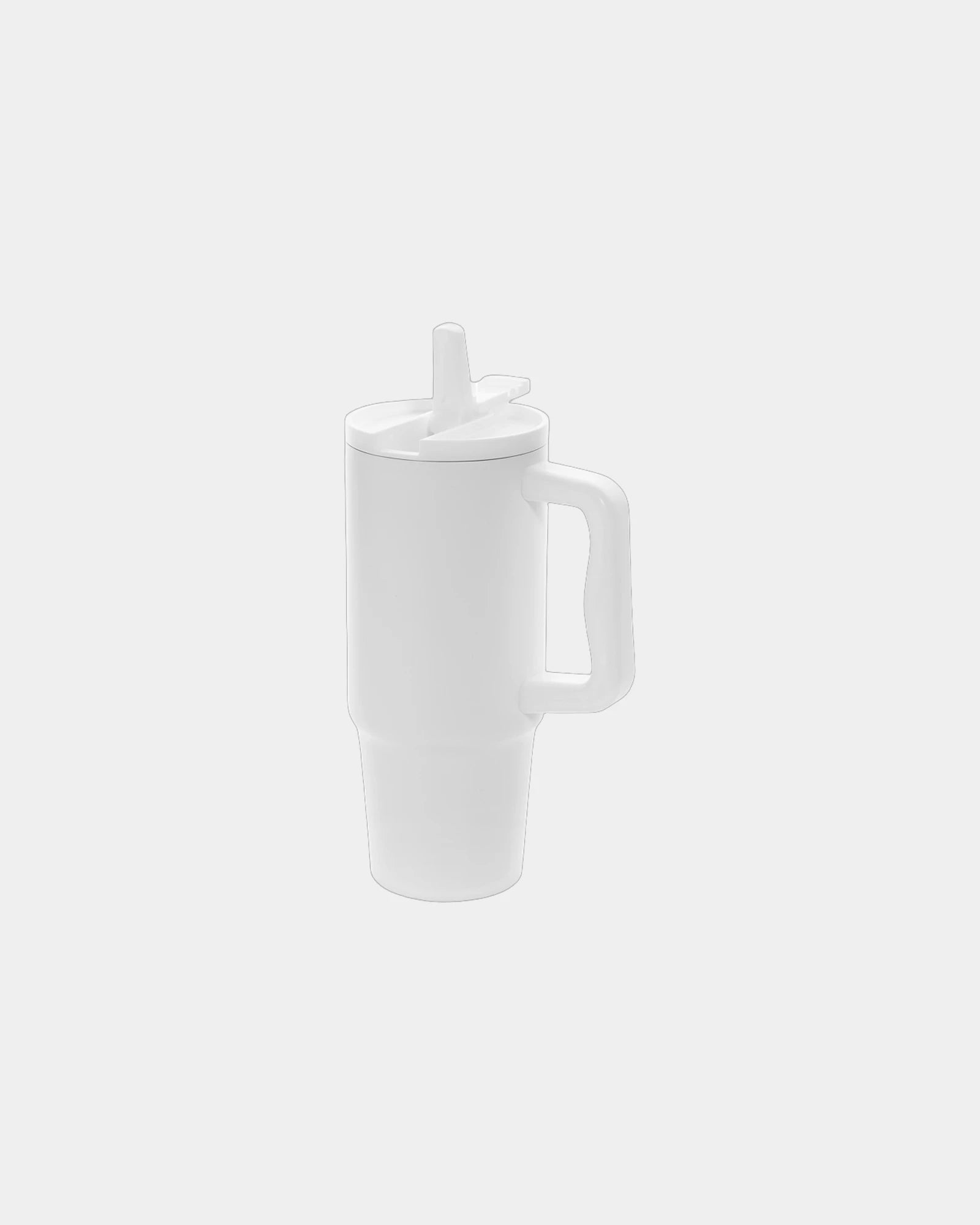 Mug 900ml wasserdicht Edelstahl recycelt zum Personalisieren - Weiß