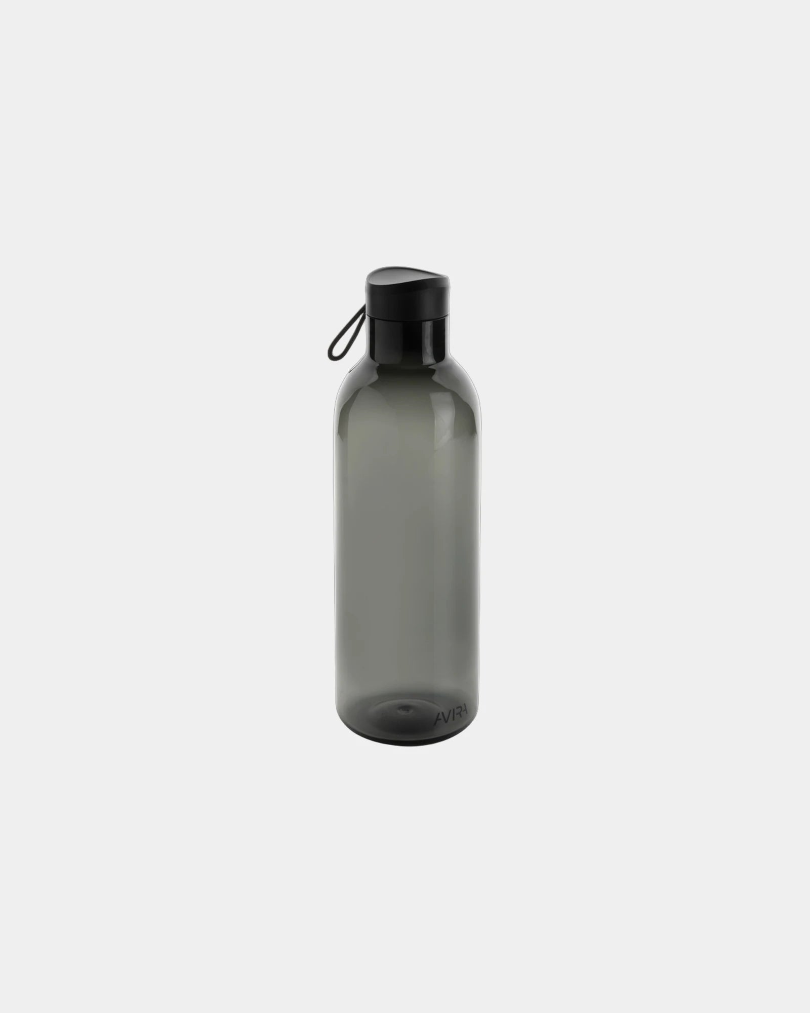 Trinkflasche recycelt 1L rPET Avira Atik zum Personalisieren - Schwarz