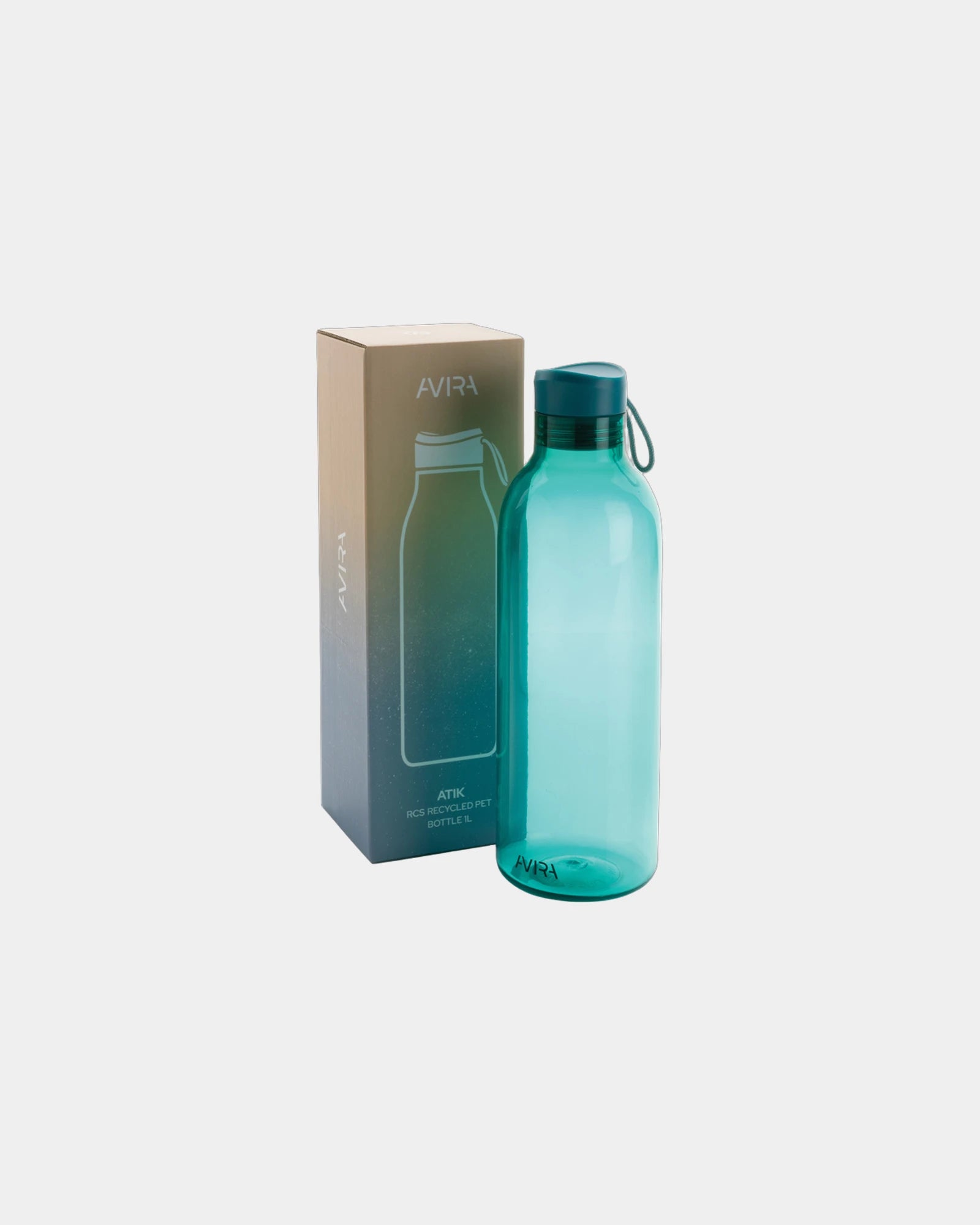 Trinkflasche recycelt 1L rPET Avira Atik zum Personalisieren - 22