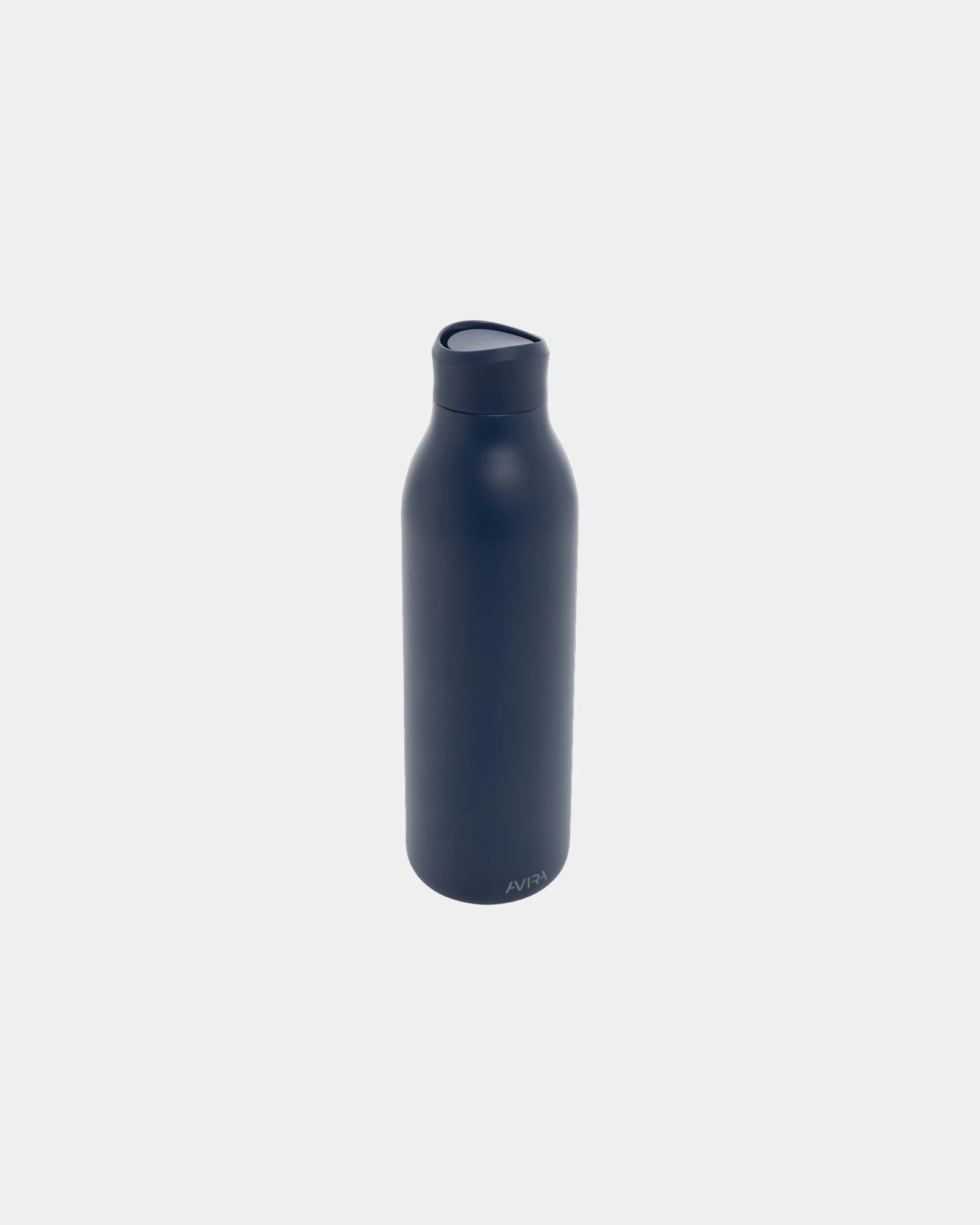 Trinkflasche recycelt Avira 600ml zum Personalisieren - Marineblau