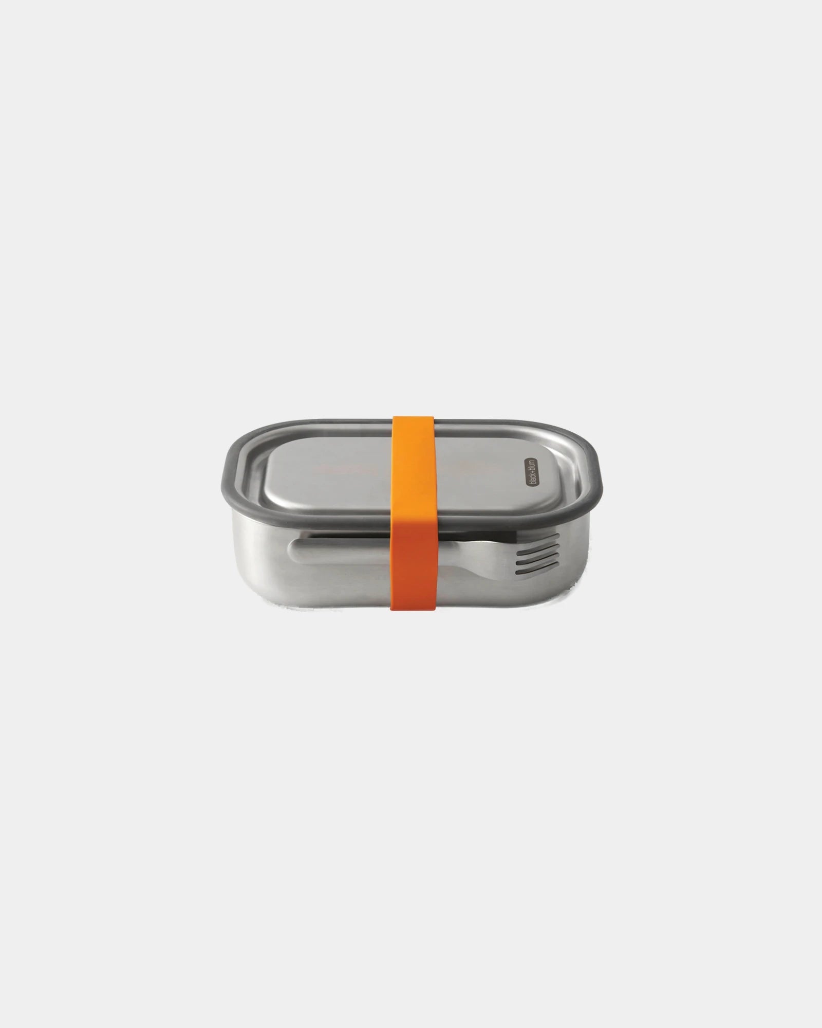 Lunchbox Edelstahl Black + Blum Large zum Personalisieren - Orange