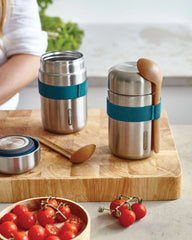 Lebensmittelbehälter Edelstahl 400ml Black + Blum zum Personalisieren - 20