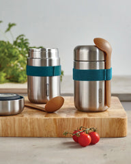 Lebensmittelbehälter Edelstahl 400ml Black + Blum zum Personalisieren - 19