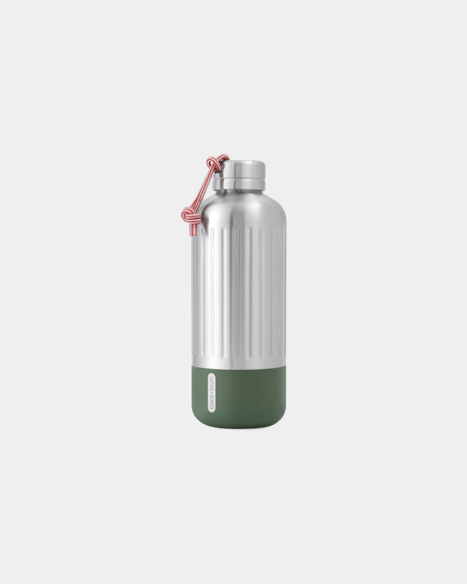 Isolierflasche Edelstahl Black+Blum Explorer 850ml zum Personalisieren - Olivengrün