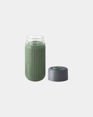 Trinkbecher Glas 340ml Black+Blum zum Personalisieren - 7