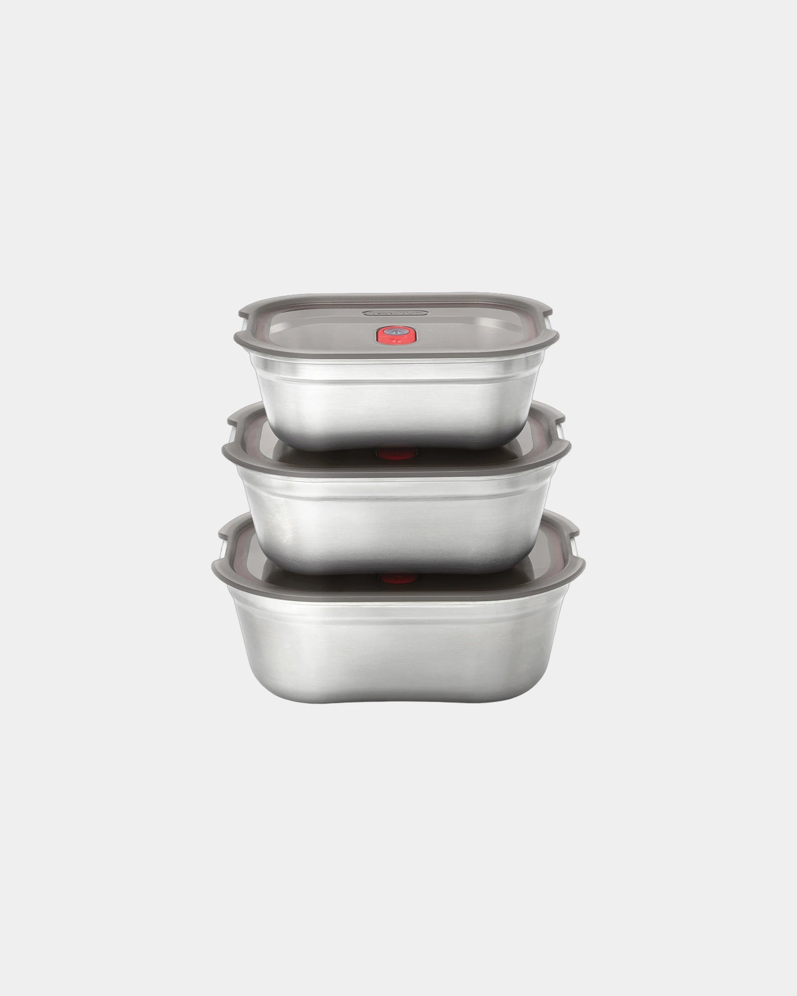 Set von 3 Edelstahl-Mahlzeitboxen Black+Blum zum Personalisieren - 1