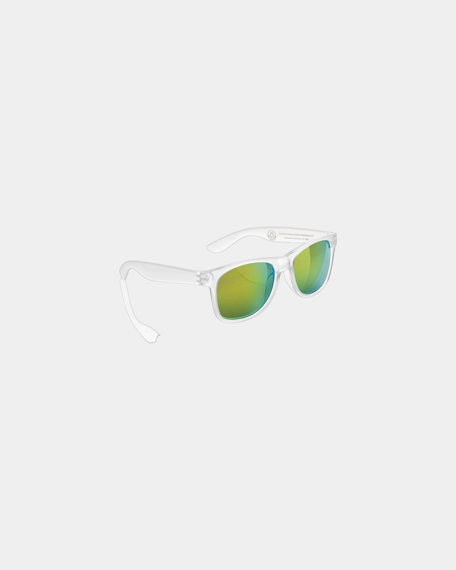 Sonnenbrille recycelt PC Gleam zum Personalisieren - Weiß