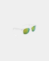 Sonnenbrille recycelt PC Gleam zum Personalisieren - Weiß