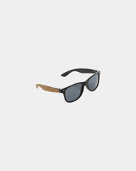 Sonnenbrille recycelt GRS mit Kork zum Personalisieren - Schwarz