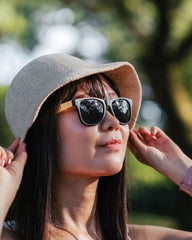 Sonnenbrille recycelt Bambus FSC® zum Personalisieren - 5
