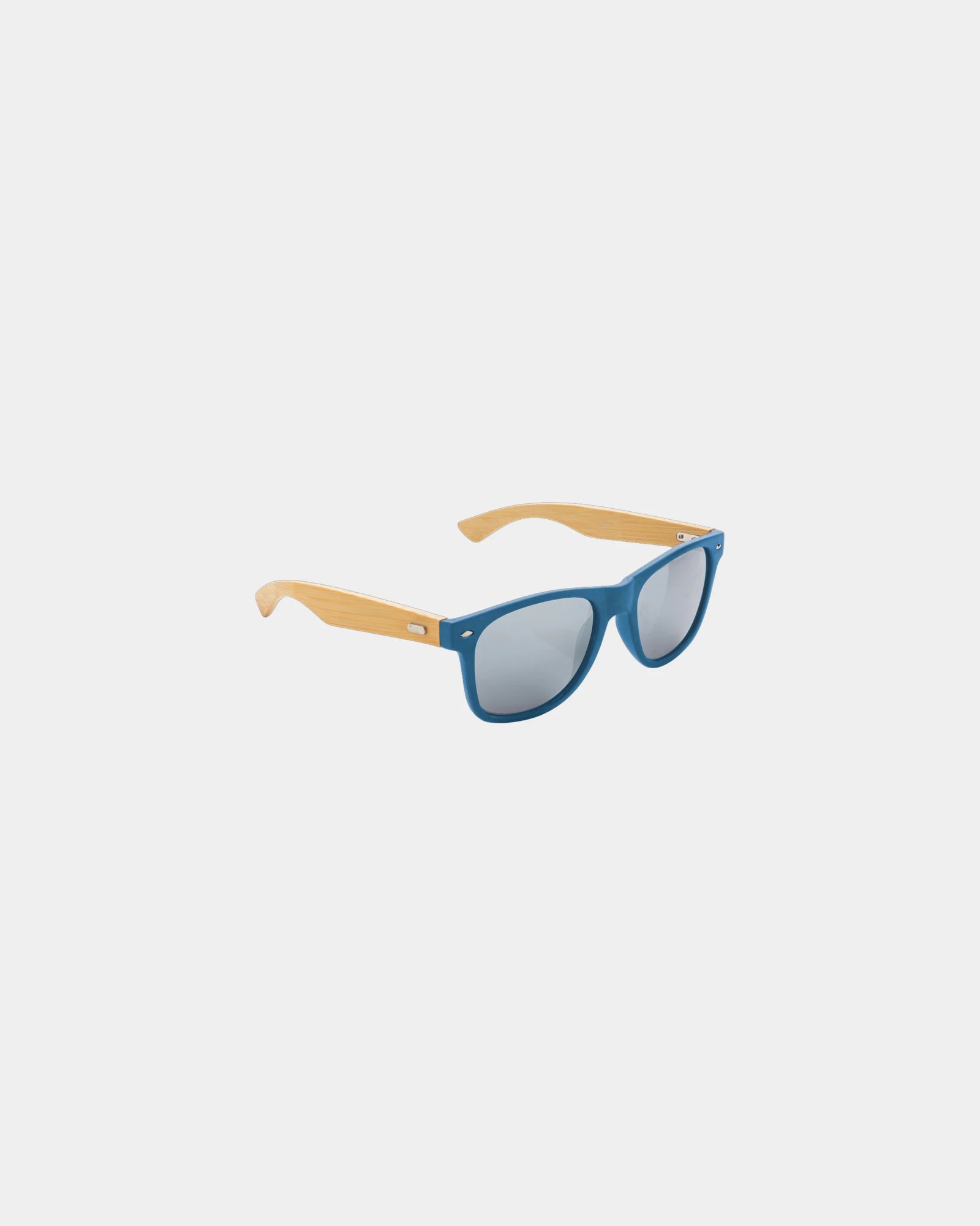 Sonnenbrille recycelt Bambus FSC® zum Personalisieren - Blau