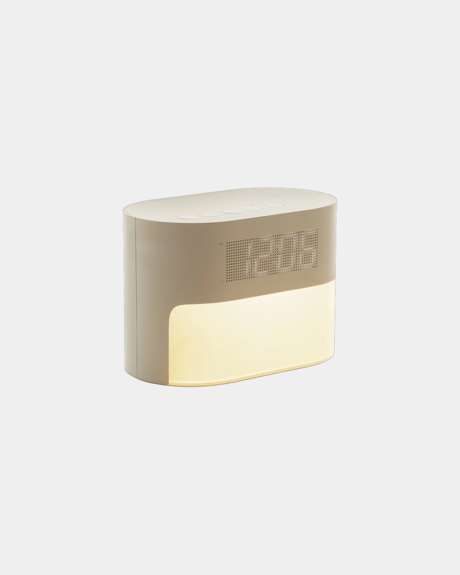 Wecker recycelt RCS LumaRise zum Personalisieren - Beige