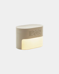 Wecker recycelt RCS LumaRise zum Personalisieren - Beige