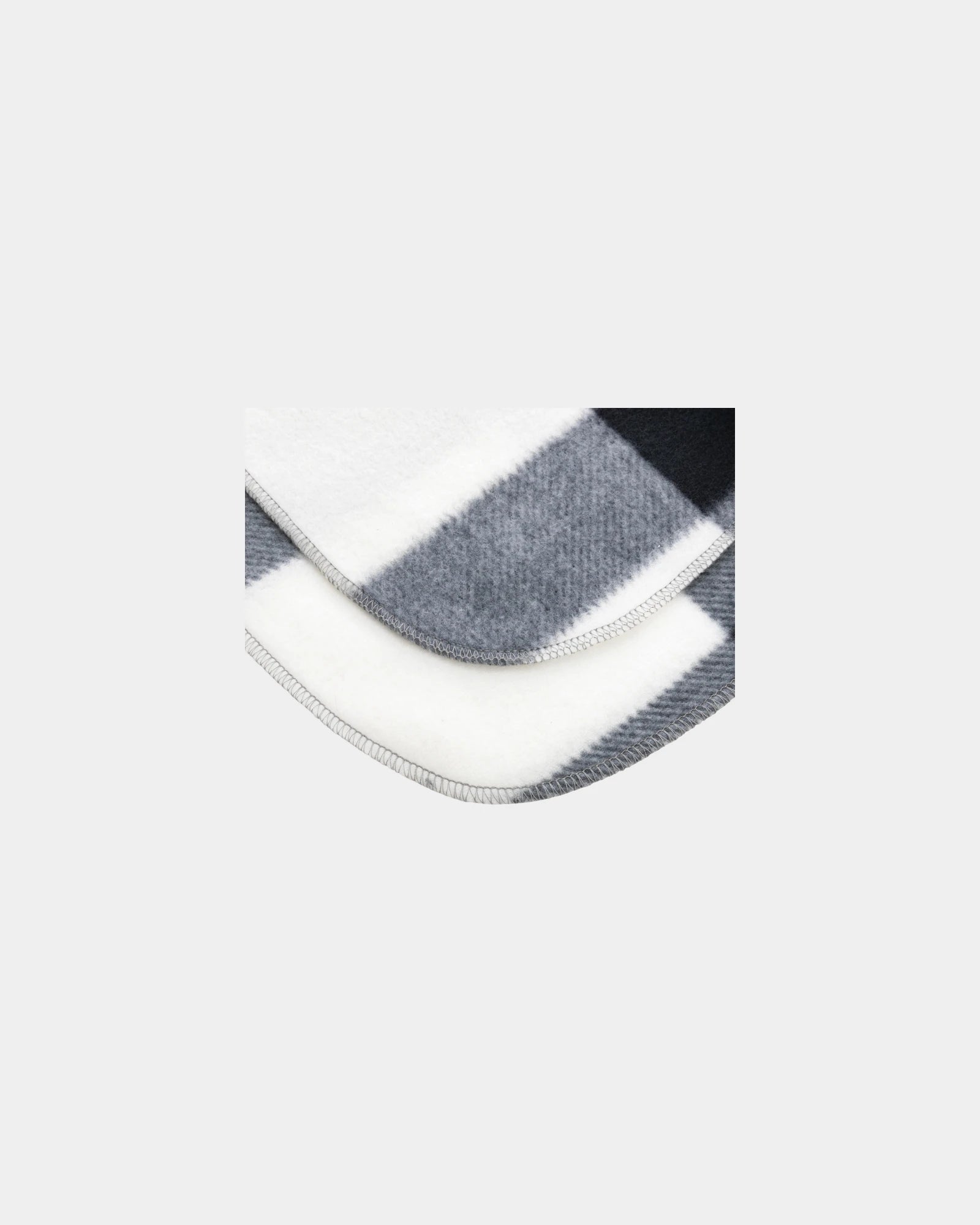 Plaid Polyester antrazit oder weiß zum Personalisieren - 5