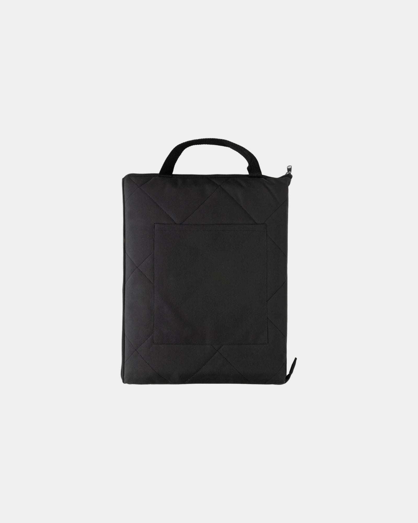 Picknickdecke rPET Impact Aware™ 145x130 cm zum Personalisieren - Schwarz