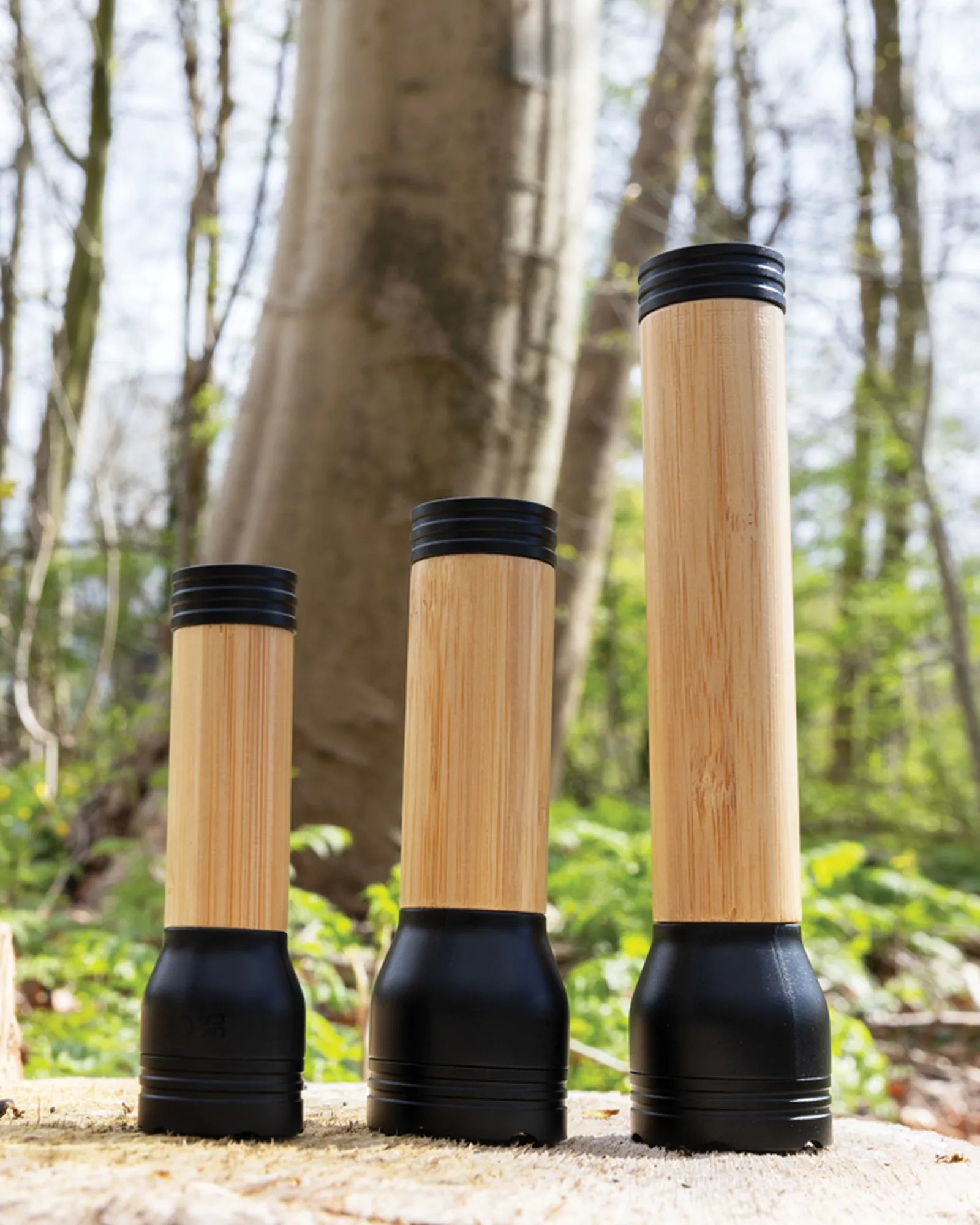 Lampe 1W recycelt ABS und FSC® Bambus zum Personalisieren - 6