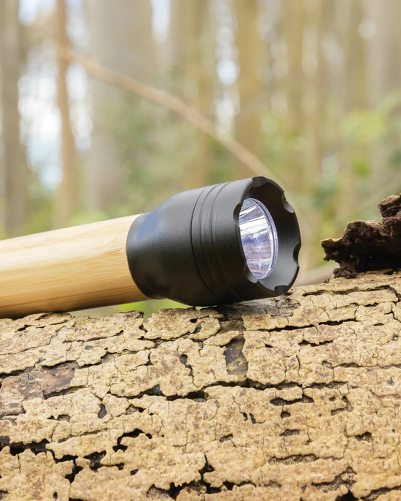 Lampe 3W recycelt ABS und FSC® Bambus zum Personalisieren - 4