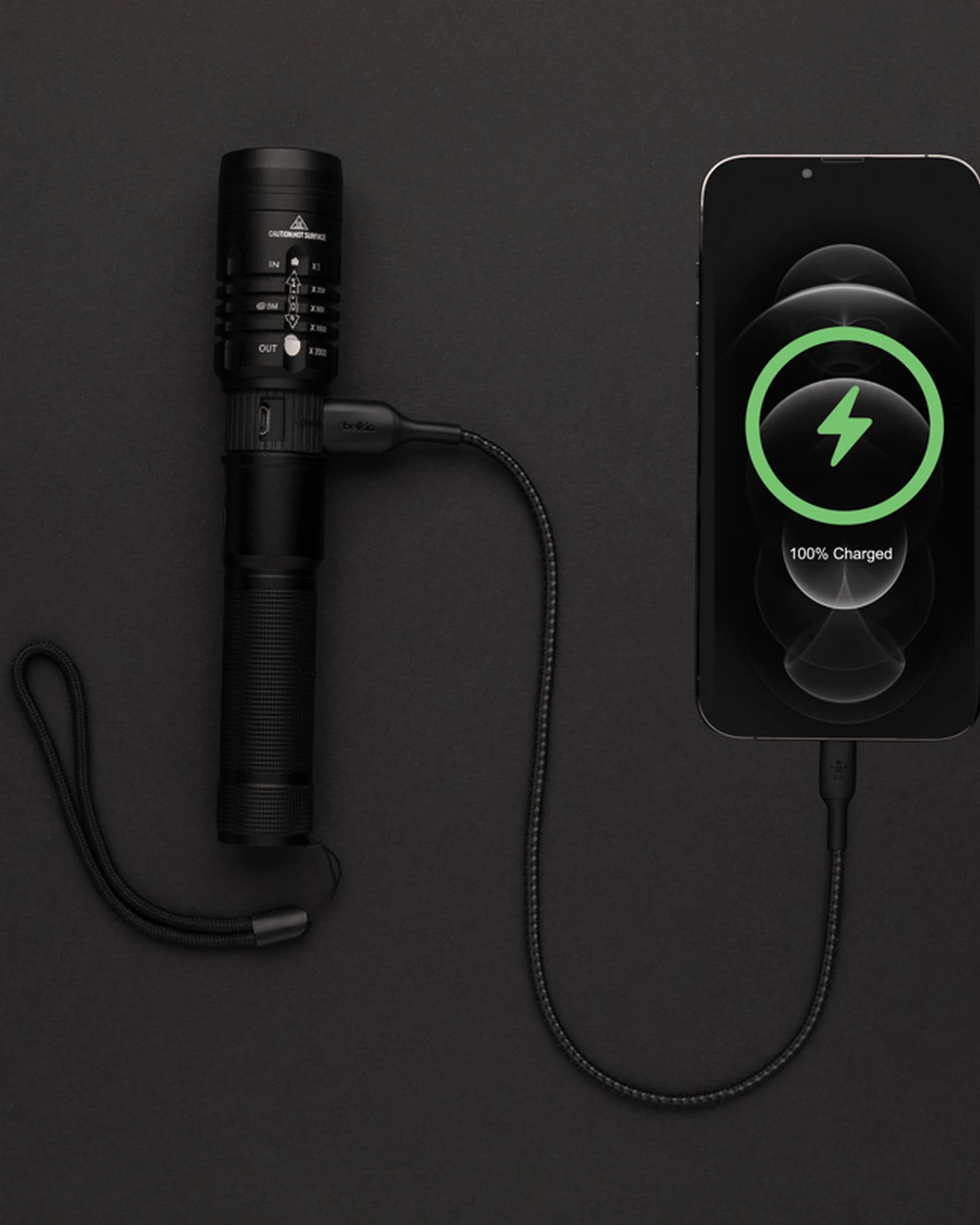 Taschenlampe Aluminium Gear X 2000 mAh zum Personalisieren - 8