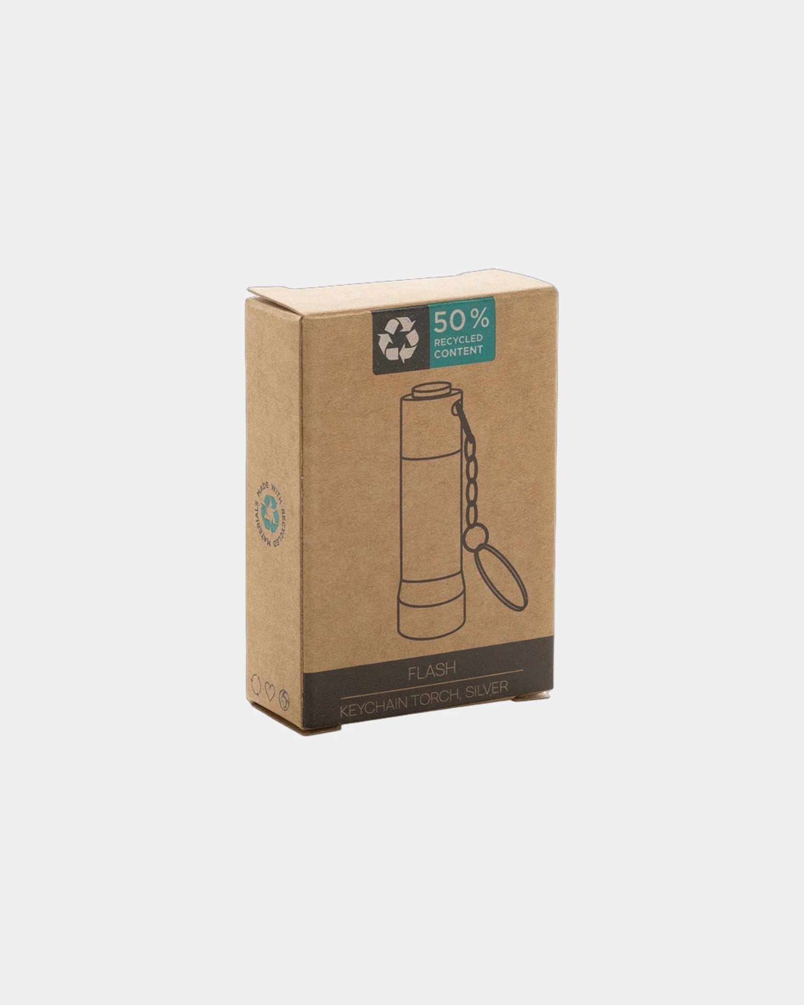 Schlüsselanhänger Aluminium recycelt RCS Flash zum Personalisieren - 9