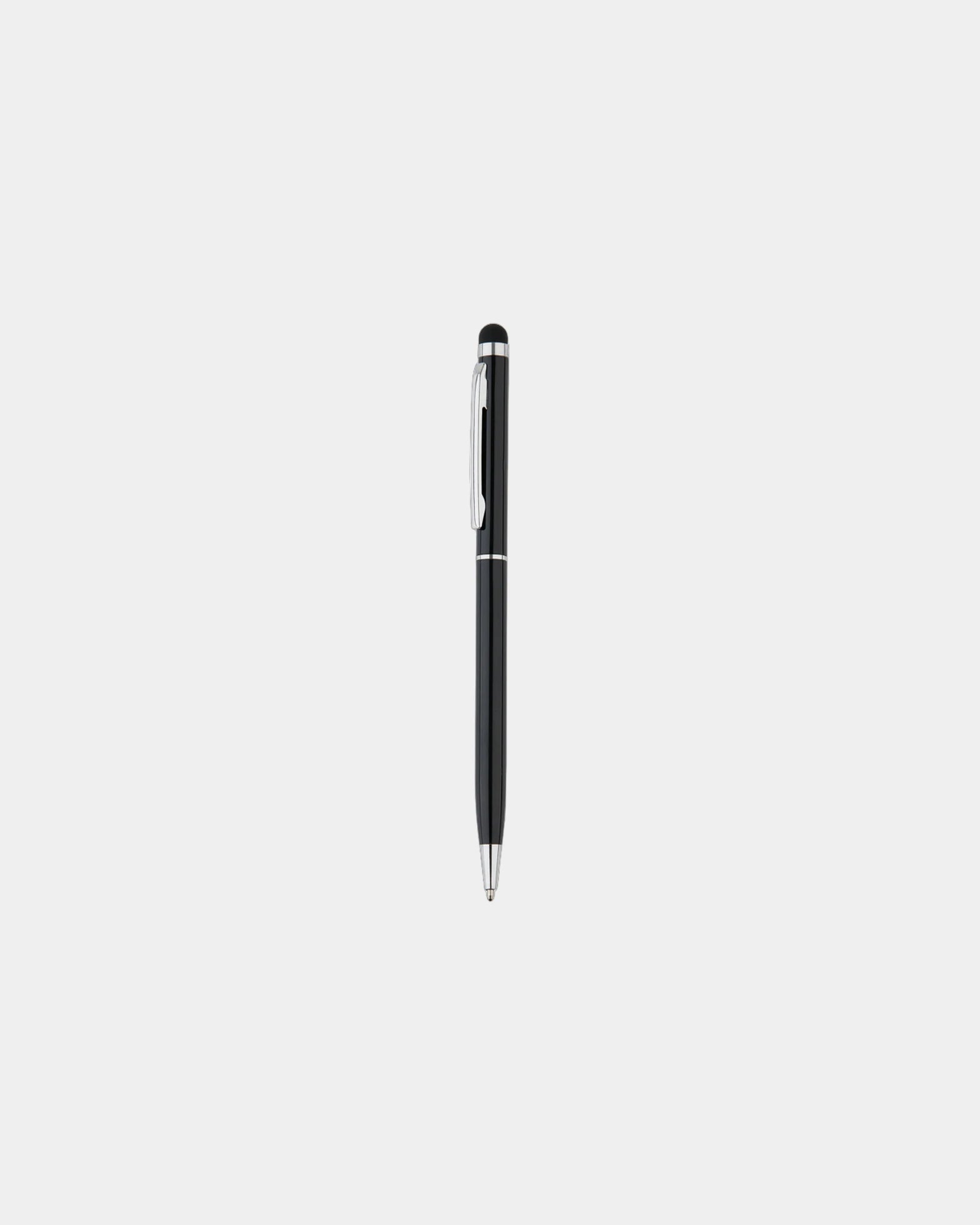 Stift Aluminium schwarz oder weiß zum Personalisieren - Schwarz