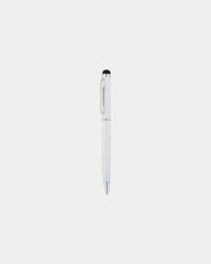 Stift Aluminium schwarz oder weiß zum Personalisieren - Weiß