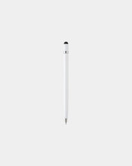 Stylus Aluminium grau zum Personalisieren - Weiß