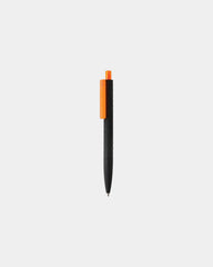 Kugelschreiber ABS recycelt schwarz XD Collection zum Personalisieren - Orange
