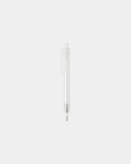 Stift rPET GRS transparent X8 zum Personalisieren - Weiß