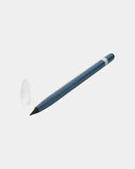 Kugelschreiber Aluminium mit Radiergummi zum Personalisieren - Blau
